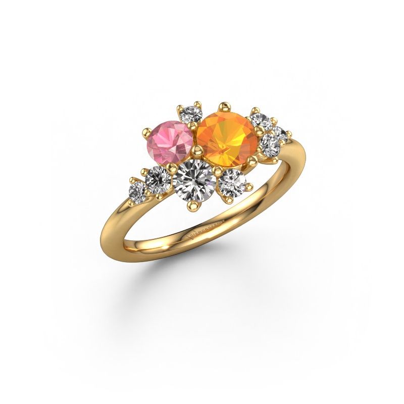 Ring Veronica 585 gold citrin 5.4 mm