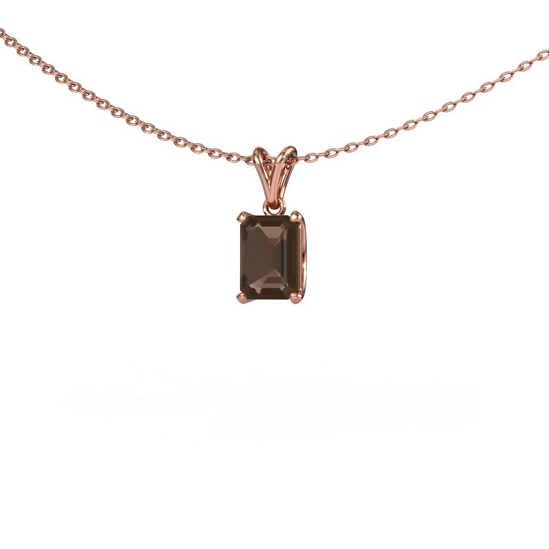 Pendentif Sam EME 585 or rose quartz fumé 7x5 mm