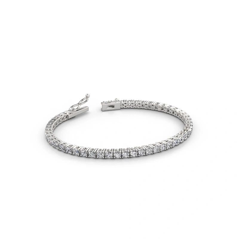 Tennis bracelet Shirley 2.8 lab diamond 585 white gold lab grown diamond 5.13 crt