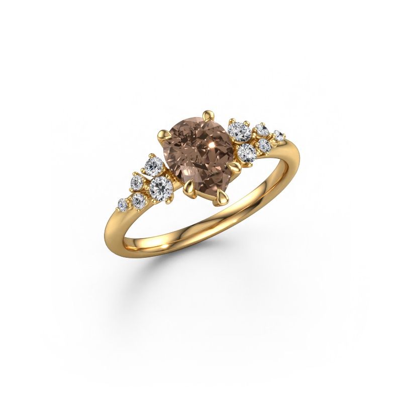 Verlobungsring Royce PER 585 Gold Braun Diamant 1.203 crt