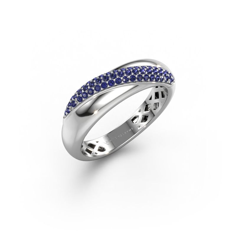 Ring Rosie 950 platinum sapphire 0.9 mm