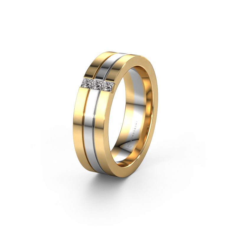 Ehering WH0428L16BP 585 Gold Diamant ±6x2 mm