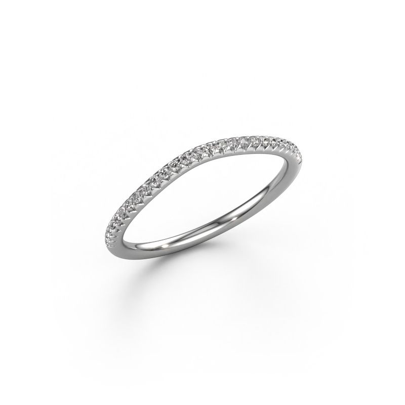 Aanschuifring SRH0842C10H2 585 witgoud diamant 0.135 crt