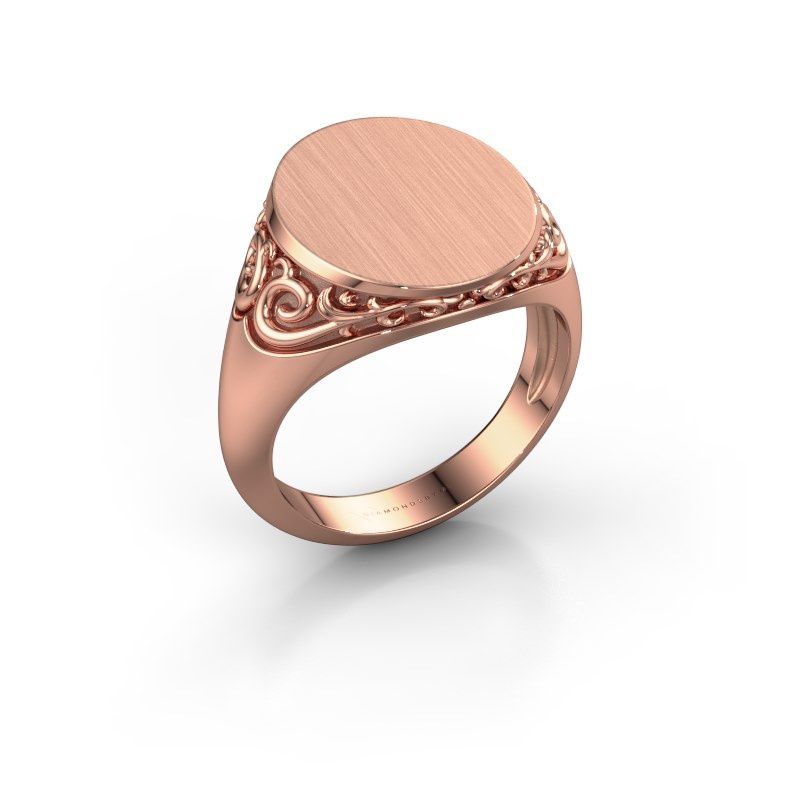 Image of Men's ring jelle 4<br/>585 rose gold