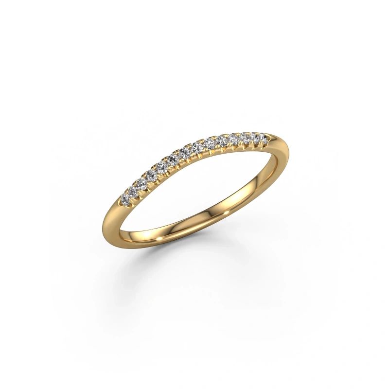 Aanschuifring SR10A4H 585 goud diamant 0.113 crt