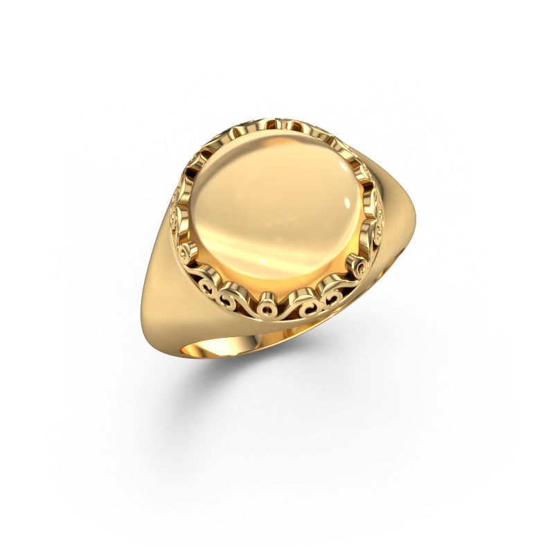Ring Birgit 585 gold citrin 6 mm