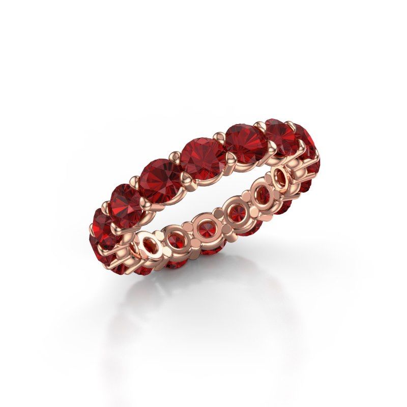 Bild von Vorsteckring heddy rnd 4.0<br/>585 Roségold<br/>Rubin 4 mm