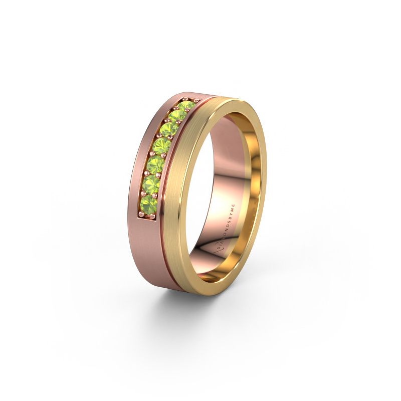 Alliance WH0312L16AM 585 or rose péridot ±6x1.7 mm
