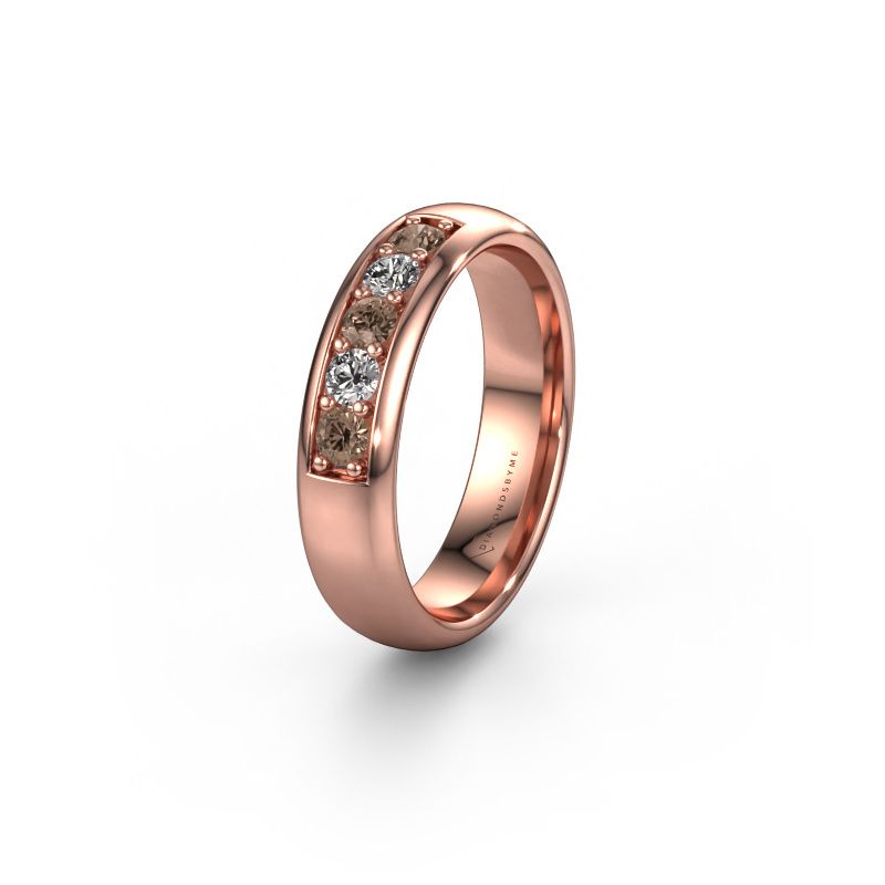 Ehering WH0111L35BP 585 Roségold Braun Diamant ±5x2 mm
