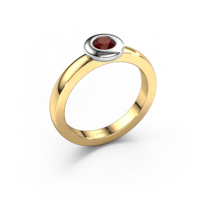 Ring Iris 585 gold garnet 4 mm