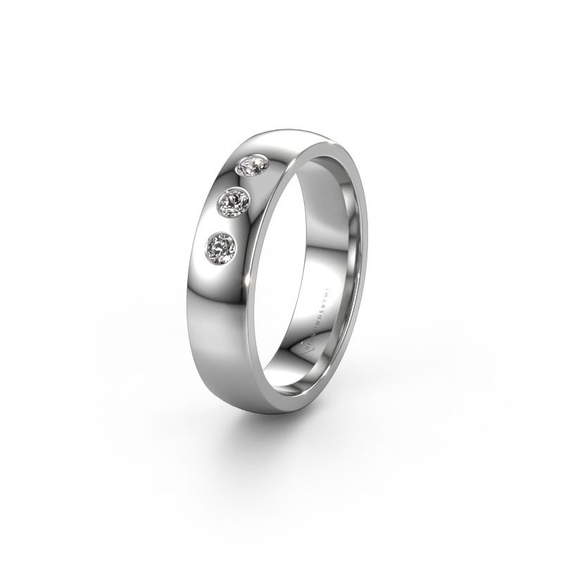 Alliance WH0114L25BP 950 platine zircone ±5 x 2 mm