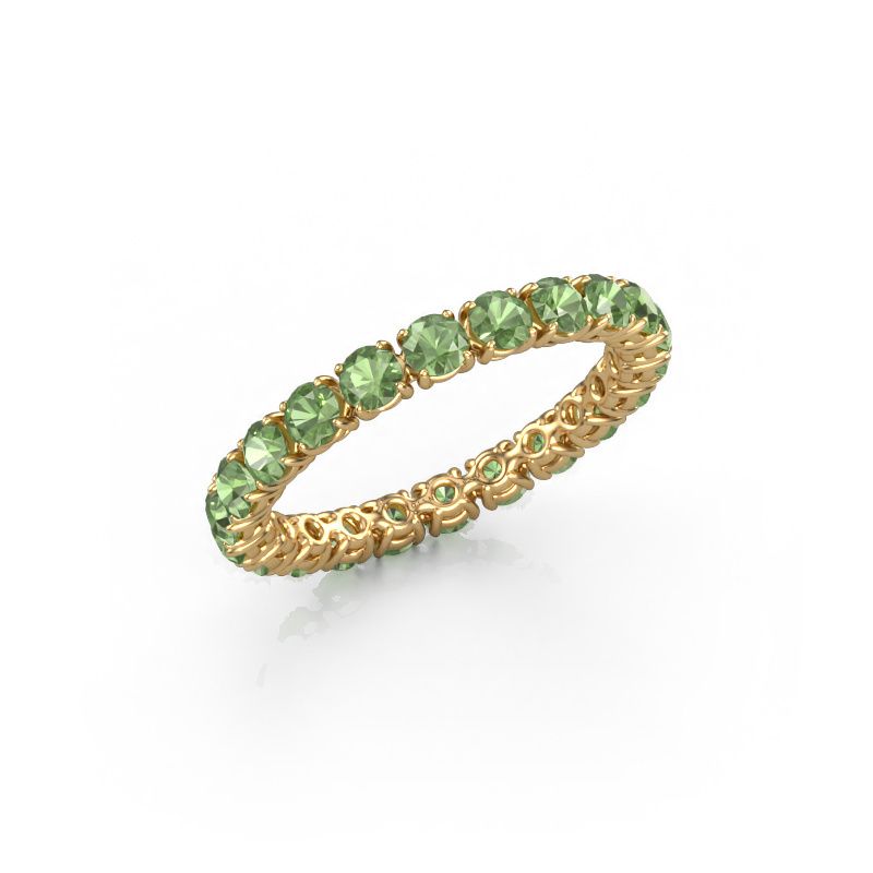 Ring Vivienne 2.7 585 Gold Turmalin grün 2.7 mm