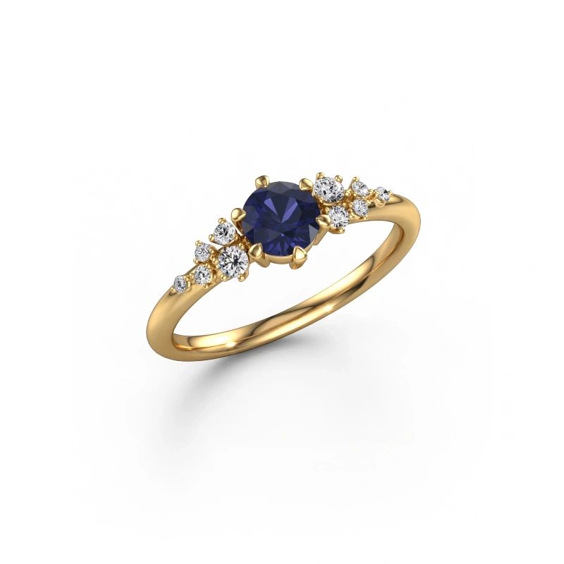 Engagement ring Royce RND 585 gold sapphire 5 mm