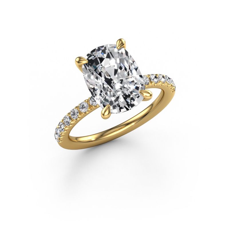Engagement ring Crystal CSH 2 585 gold lab grown diamond 4.00 crt