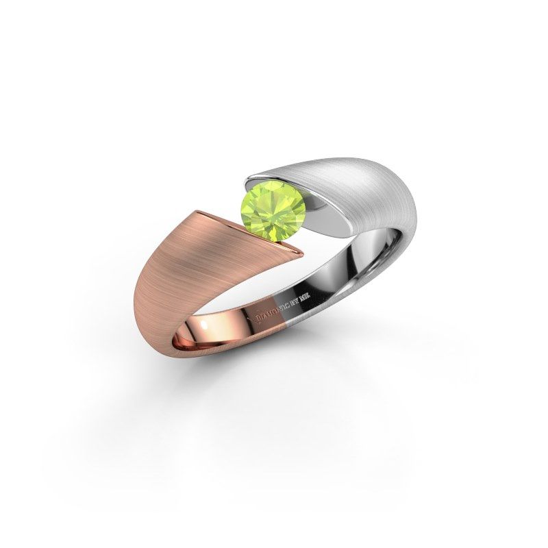 Image of Ring Hojalien 1<br/>585 rose gold<br/>Peridot 4.2 mm