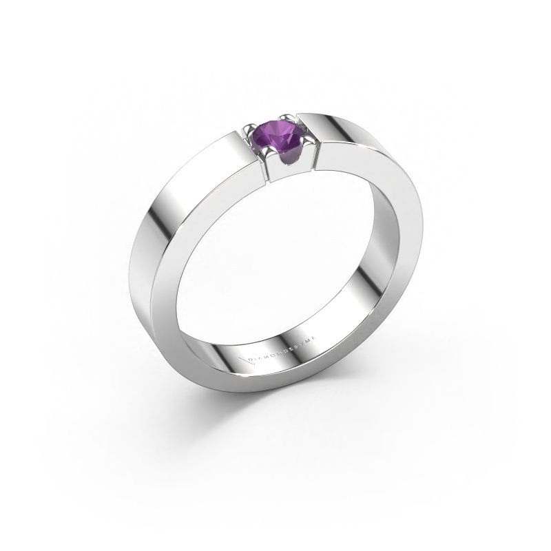 Ring Dana 1 950 platinum amethyst 3.7 mm