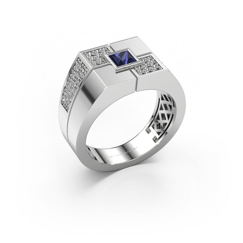 Men's ring Rogier 950 platinum sapphire 4 mm