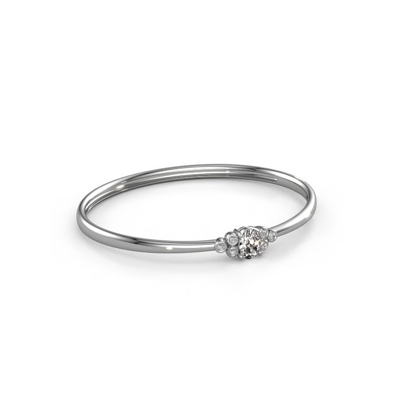 Bangle Lucy 585 white gold diamond 1.22 crt