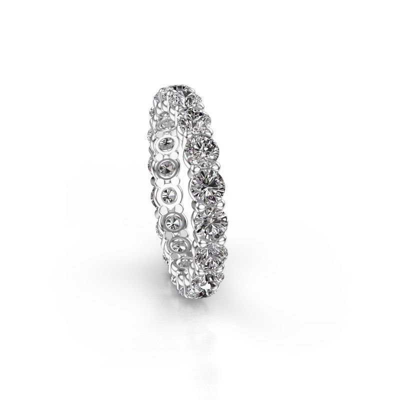 Bild von Ring heddy rnd 3.4<br/>585 Weißgold<br/>Zirkonia 3.4 mm