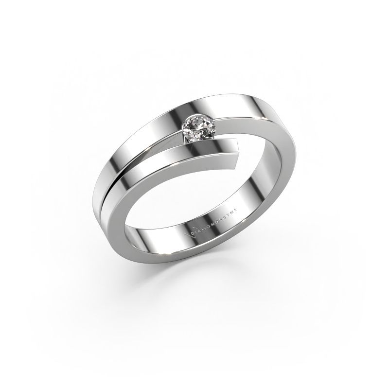 Ring Rosario 585 Weißgold Lab-grown Diamant 0.10 crt