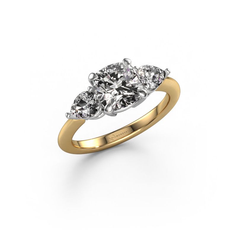 Afbeelding van Verlovingsring Chanou Cus<br/>585 goud<br/>Lab-grown diamant 2.70 crt