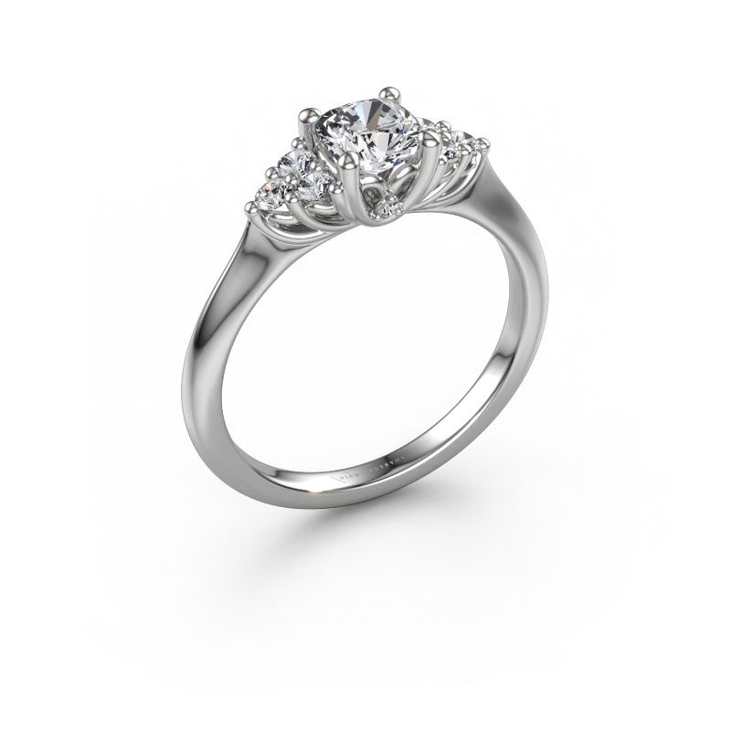 Engagement ring Felipa CUS 950 platinum diamond 0.893 crt