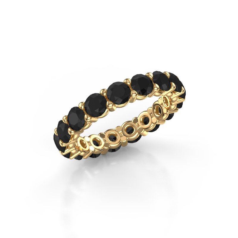 Bild von Vorsteckring heddy rnd 3.7<br/>585 Gold<br/>schwarz diamant 4.08 crt