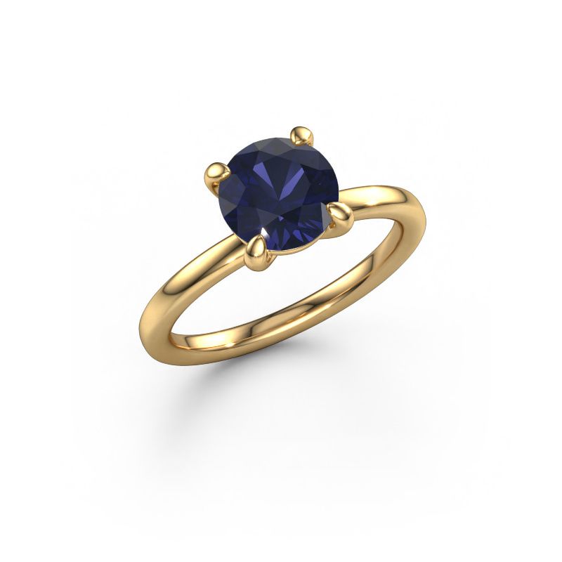 Engagement ring Simone RND 1 585 gold sapphire 7.3 mm
