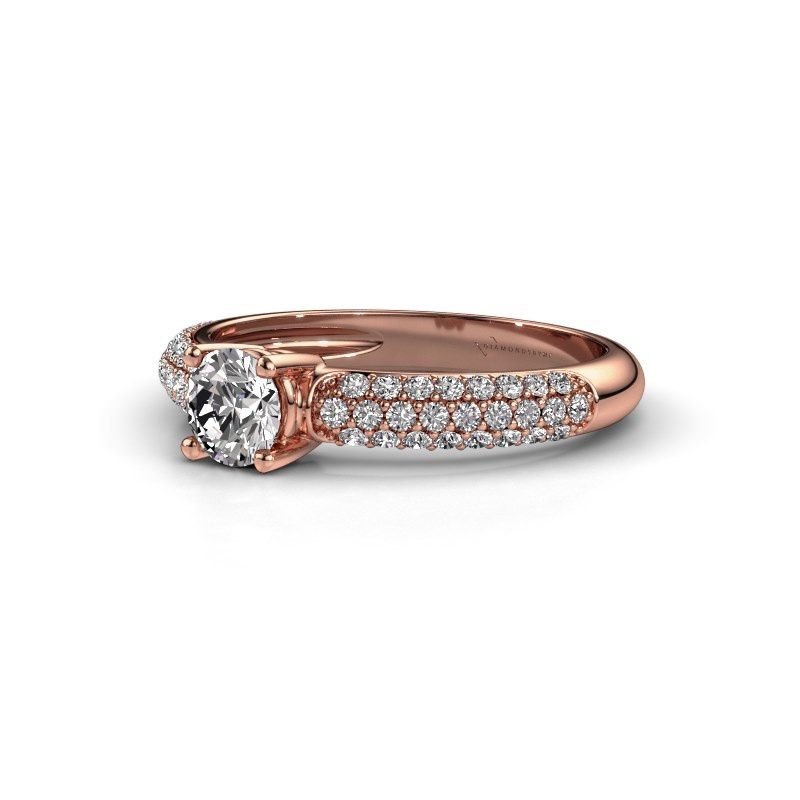 Image of Ring Marjan<br/>585 rose gold<br/>Diamond 0.769 crt