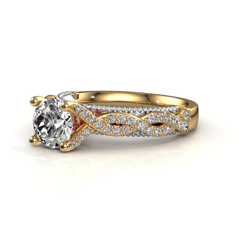 Afbeelding van Verlovingsring Chantelle<br/>585 goud<br/>diamant 1.399 crt