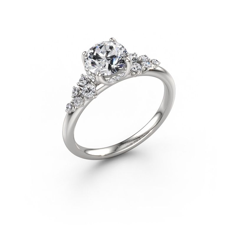 Verlobungsring Emma RND 950 Platin Diamant 1.251 crt