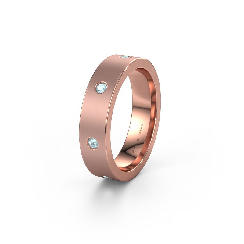 Ehering WH0105L15BM 585 Roségold Aquamarin 2 mm ±5x2 mm