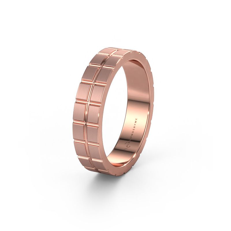 Trouwring WH2011M65BM 585 rosé goud ±5 x 2 mm