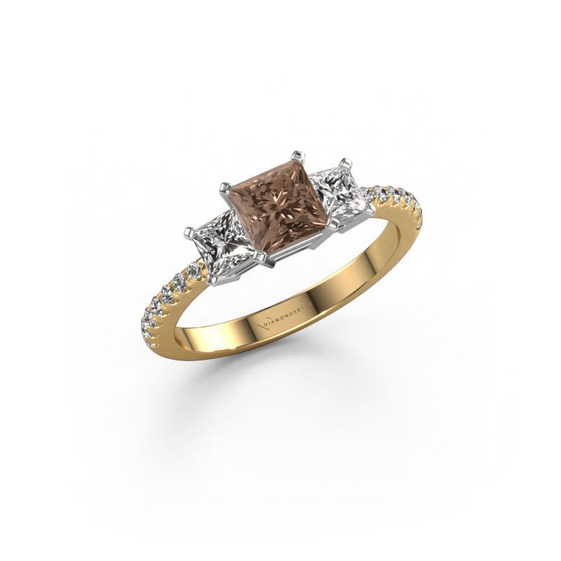 Verlobungsring Dorla 585 Gold Braun Diamant 1.469 crt
