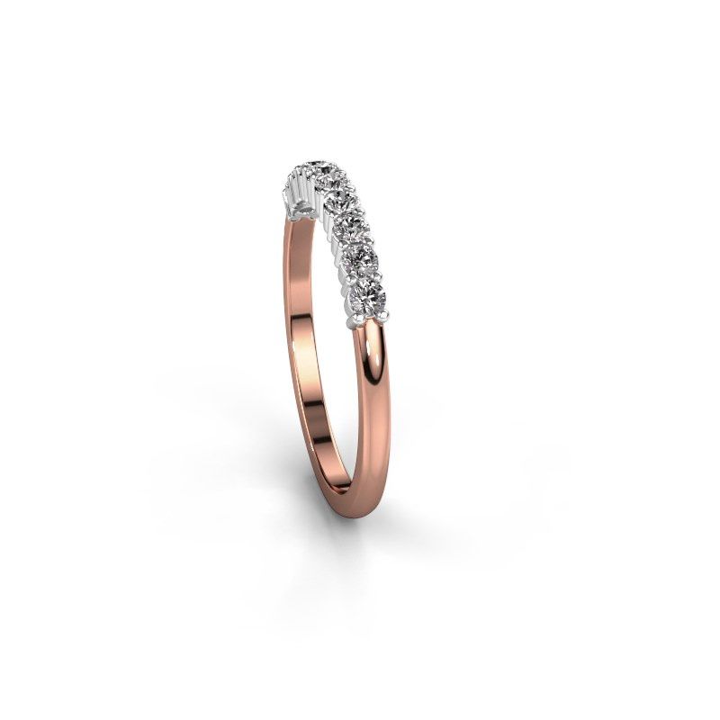 Afbeelding van Ring yasmin 9<br/>585 rosé goud<br/>Diamant 0.495 crt
