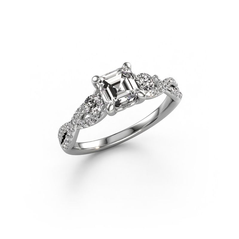 Engagement ring Marilou ASC 950 platinum diamond 1.360 crt