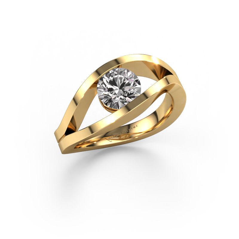 Engagement ring Sigrid 1 585 gold diamond 1.00 crt
