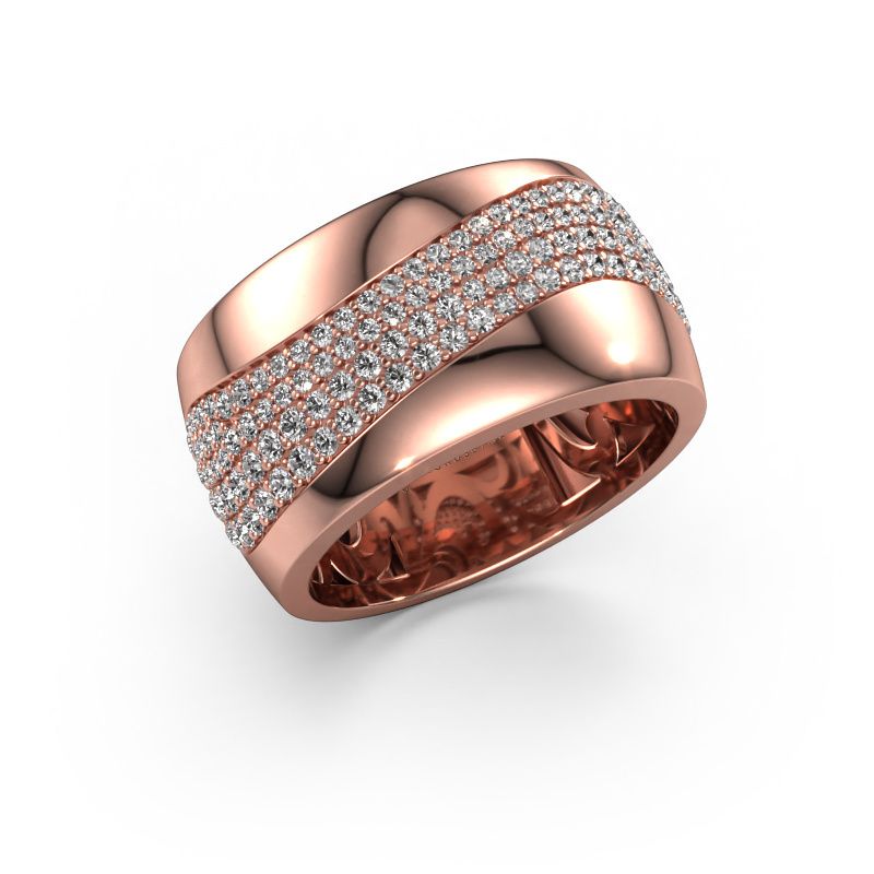 Ring Ria 585 Roségold Zirkonia 1 mm