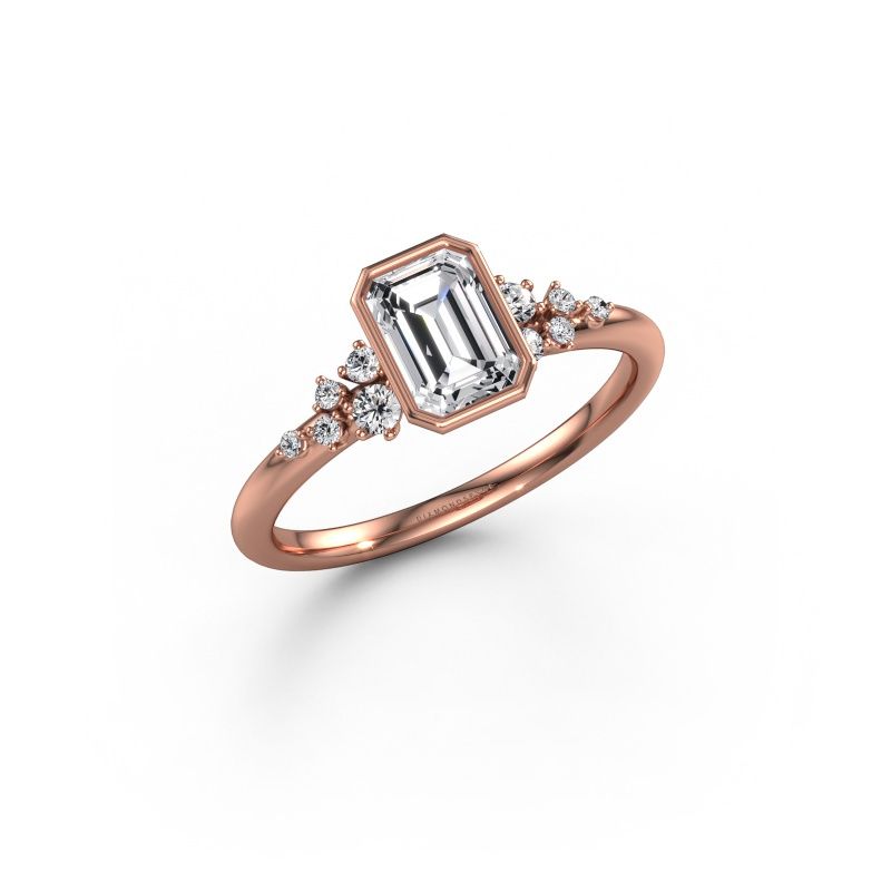 Verlobungsring Aliyah EME 585 Roségold Diamant 0.90 crt