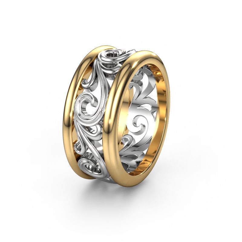 Wedding ring WHM0239M97BP 585 gold ±10x2 mm