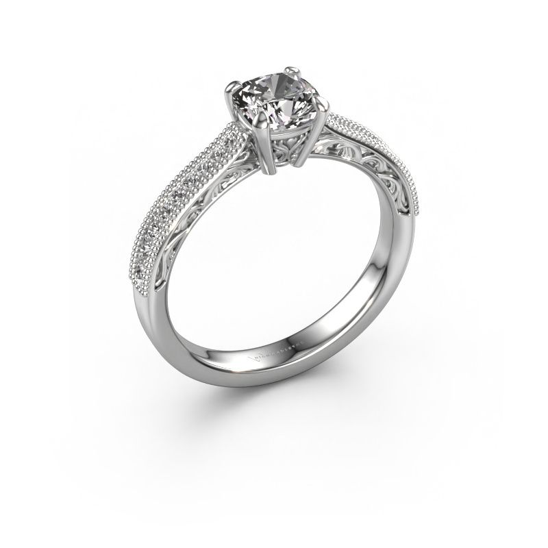 Engagement ring Shonta CUS 585 white gold diamond 1.134 crt
