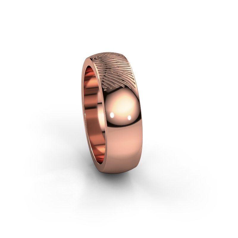 Afbeelding van Trouwring Alma<br/>585 rosé goud ±6x2 mm