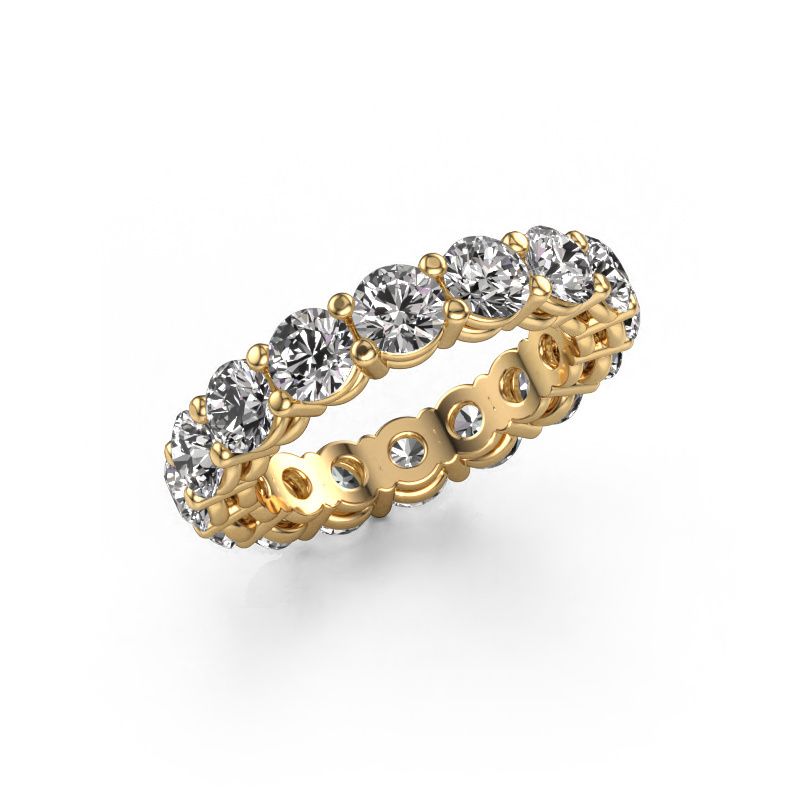 Stackable ring Michelle full 4.2 585 gold lab-grown diamond 5.10 crt