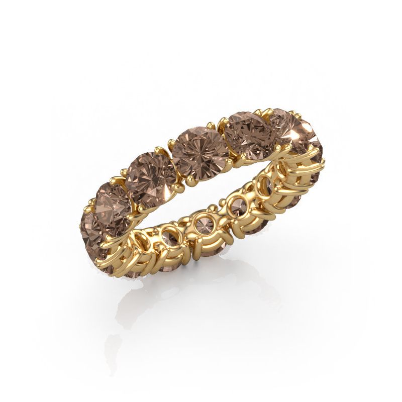 Ring Vivienne 5.0 585 gold brown diamond 7.00 crt