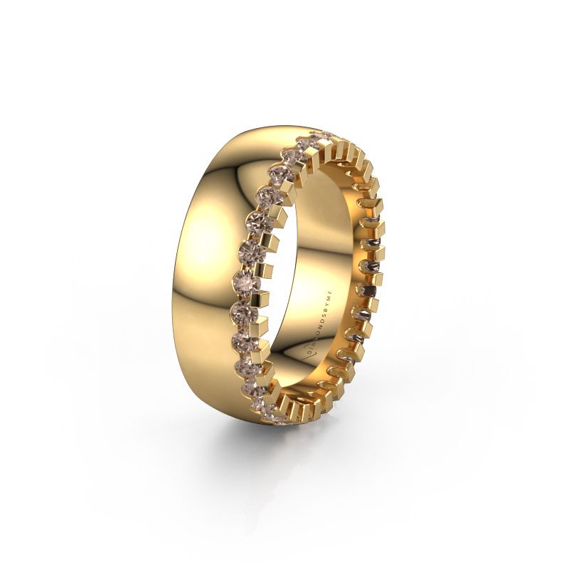 Ehering WH6120L27C 585 Gold Braun Diamant ±7x2.2 mm