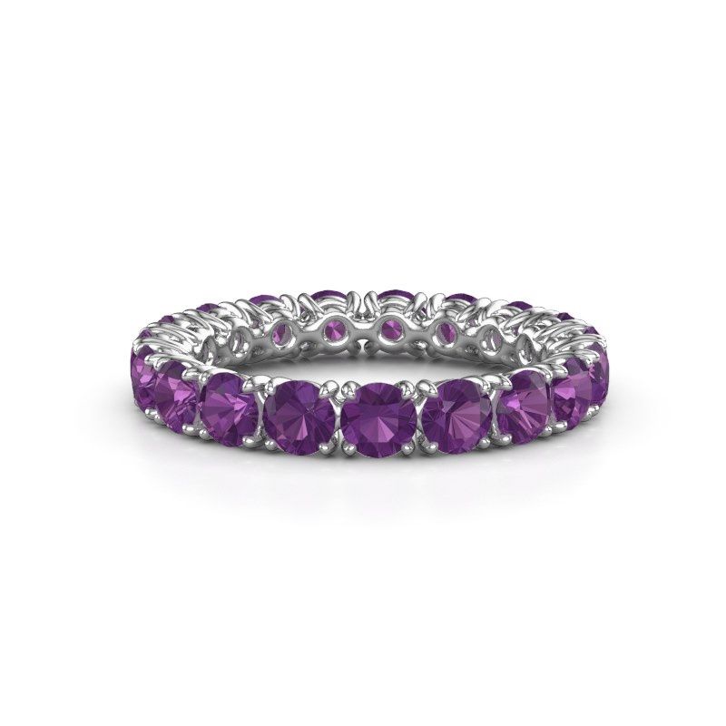 Bild von Vorsteckring vivienne 3.4<br/>585 Weißgold<br/>Amethyst 3.4 mm