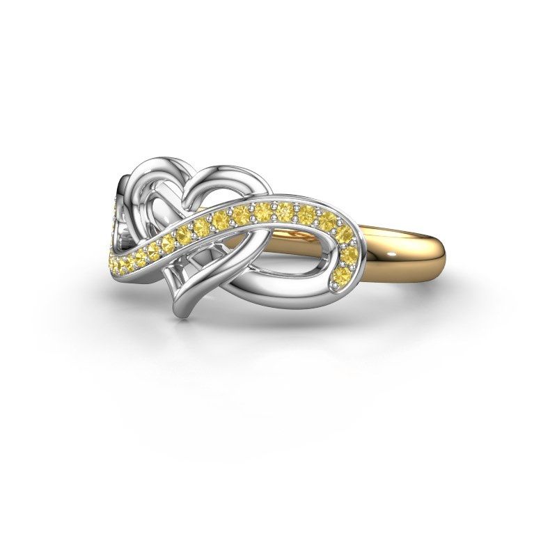 Image of Ring Yael 585 gold yellow sapphire 1.1 mm
