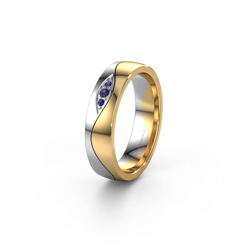 Ehering WH0730L25AP 585 Weißgold Saphir ±5x1.7 mm