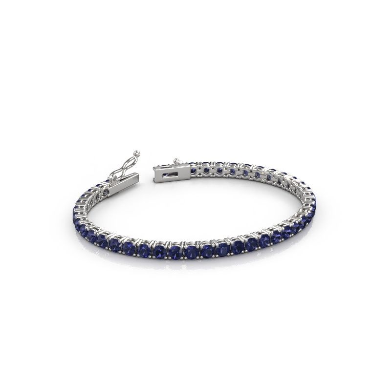 Bracelet tennis Shirley 3.7 585 or blanc