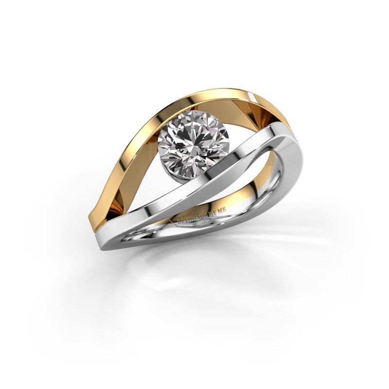 Image of Ring Sigrid 1<br/>585 white gold<br/>Diamond 1.00 crt